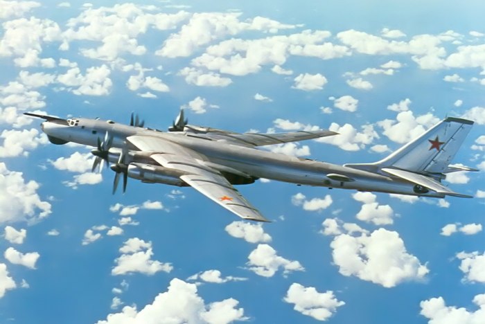 Ту-95 бомбардировщик самолёты России