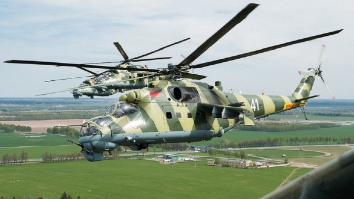Военный вертолёт ми 24