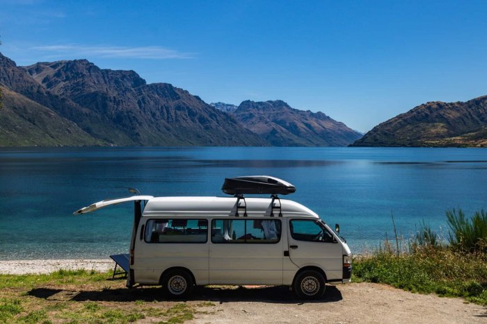 Camper trip New Zealand Map