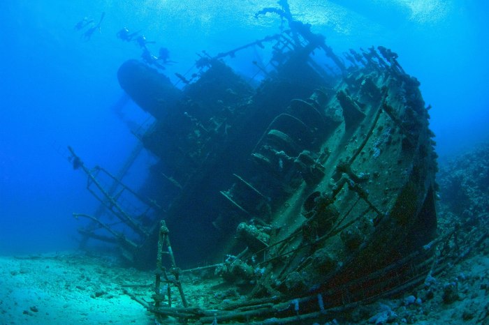 Корабль SS Thistlegorm, красное море