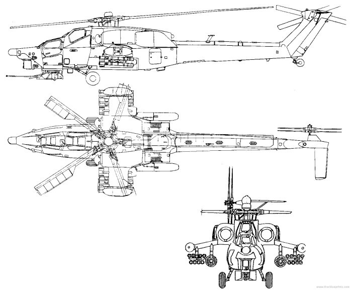 Ми 28 чертеж