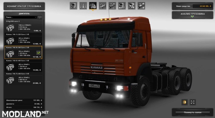 КАМАЗ 54115 евро 2