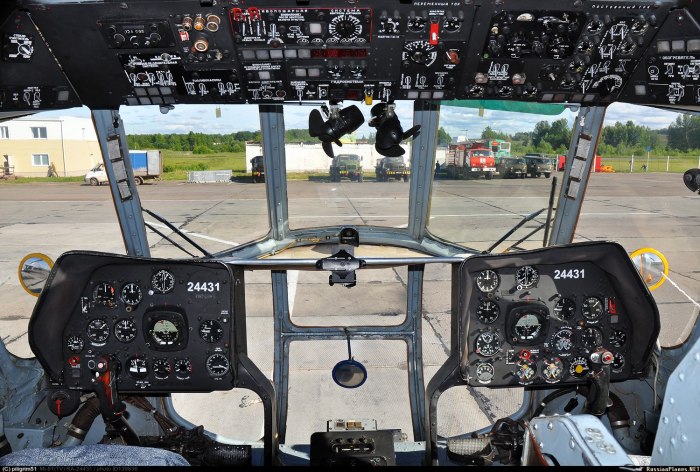 Ми-8 кабина