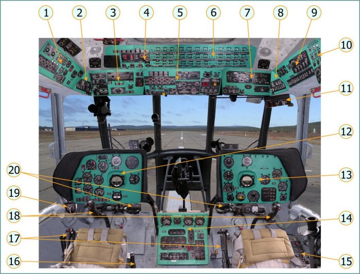 Ми-8мтв-5 кабина