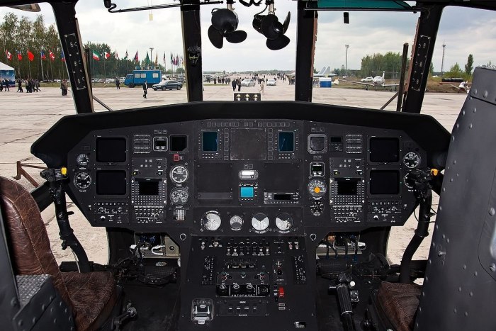 Ми-17 кабина
