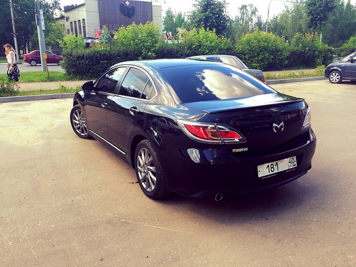 Мазда 6 2008 черная