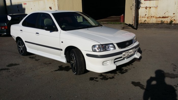 Nissan Sunny, 2001 обвес