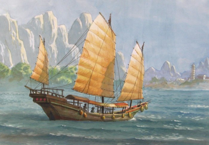 Китайский корабль Джонка