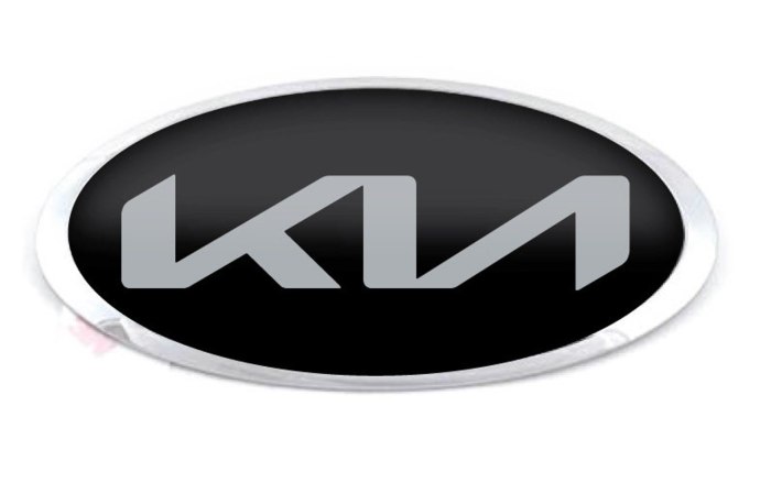 Логотип Kia для магнитолы
