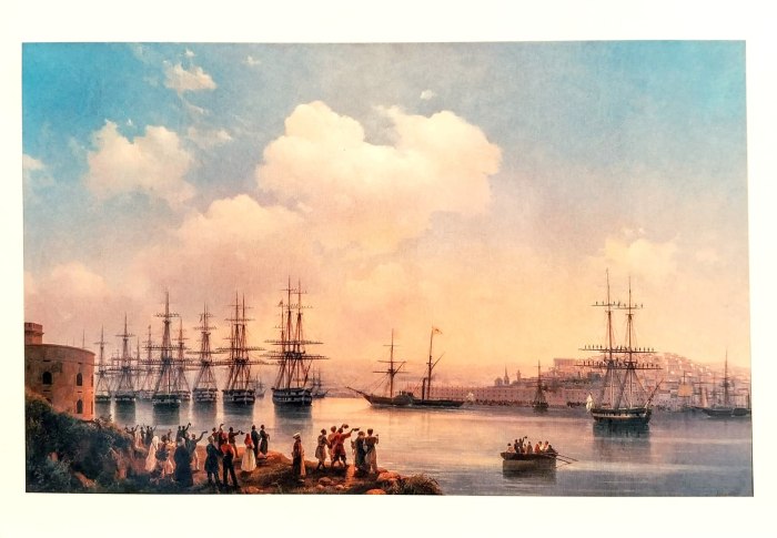 Русская эскадра на Севастопольском рейде. Айвазовский, 1846 год