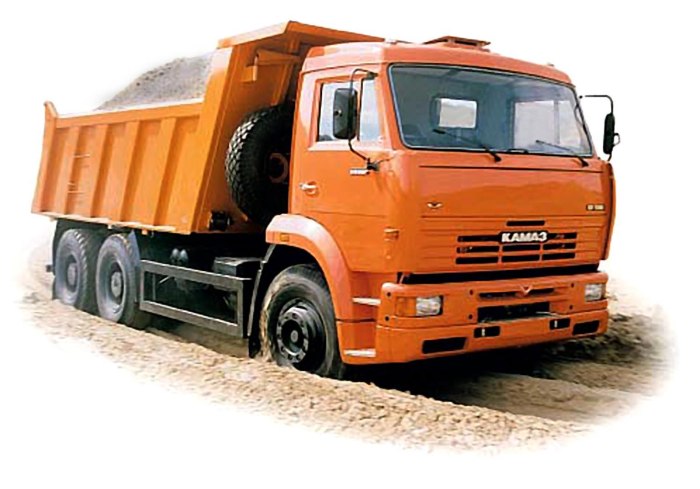 КАМАЗ 6520 С щебнем