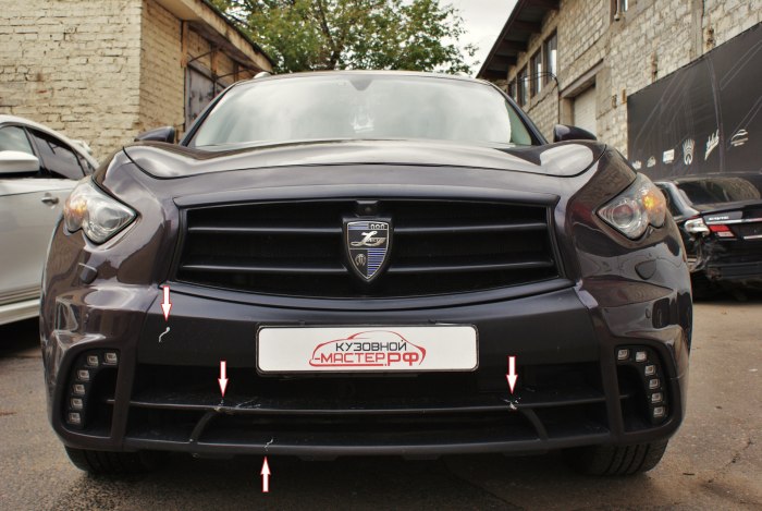 Инфинити qx70 в обвесе larte