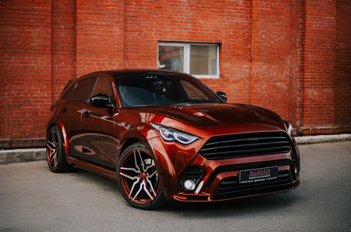 Тюнингованный Инфинити qx70