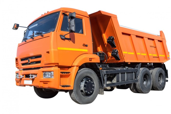 КАМАЗ 65115 самосвал желтый