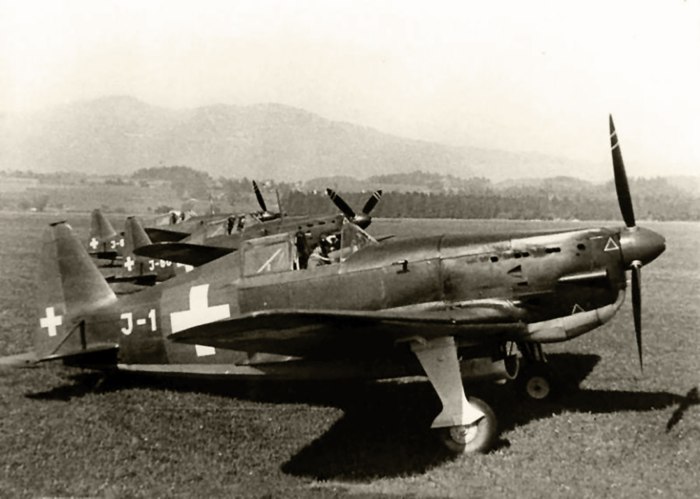 Morane-Saulnier--EKW D-3800 J-13 Швейцария