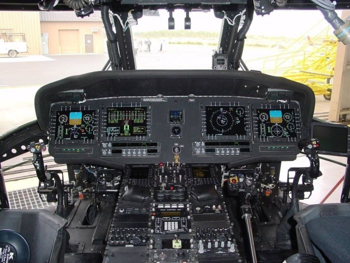 Uh-60 Black Hawk кабина