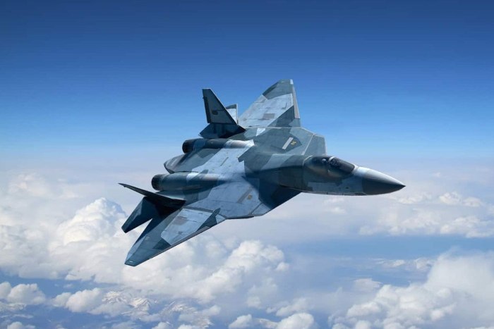 Су-57 двухдвигательный реактивный самолёт
