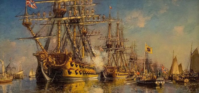 Морской флот Петра 1