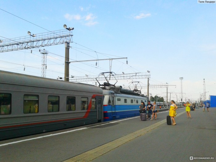 Поезд 140н Барнаул Адлер