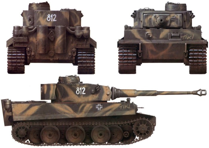 Panzerkampfwagen vi Ausf.h — e, «тигр»