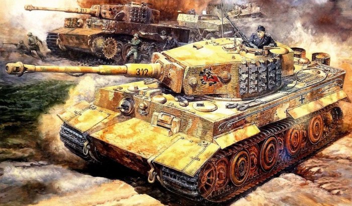 Немецкий танк тигр 1