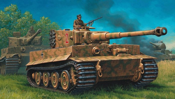 Panzerkampfwagen vi Ausf.h — e, «тигр»
