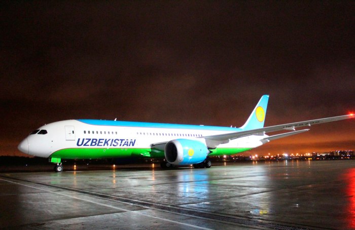 Узбекистан Эйрвейз Боинг 787-8