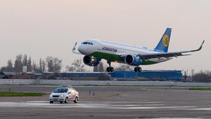 Аэробус 321 Нео Узбекистон хаво