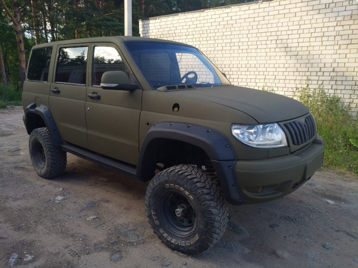 УАЗ Патриот зеленый Раптор