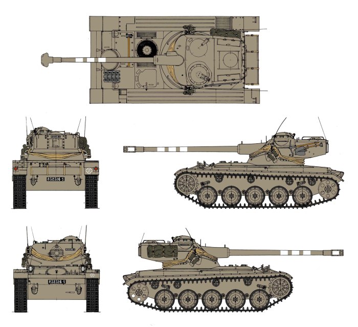 AMX 12 T чертеж