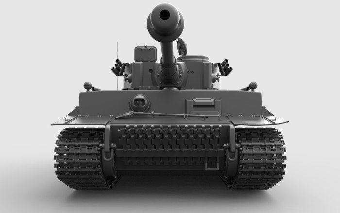 Танк тигр спереди