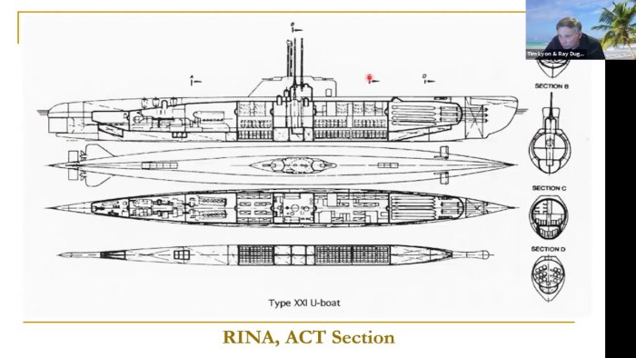 U-Boot Typ XXI чертеж