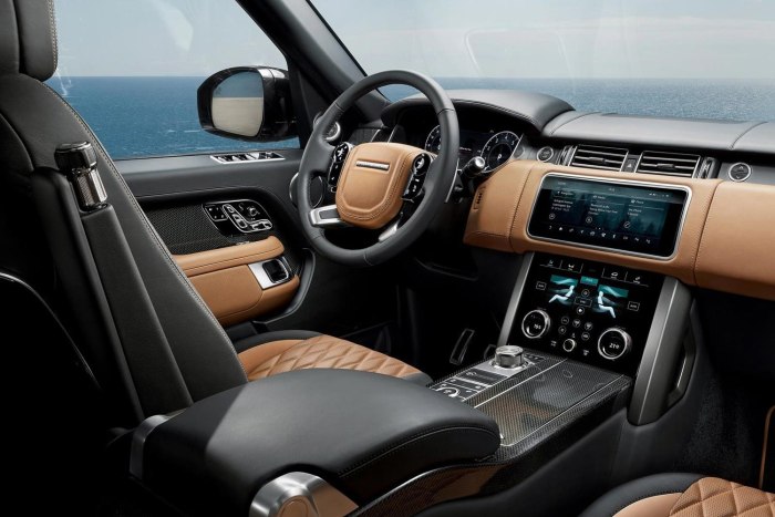 Land Rover range Rover 2022 салон