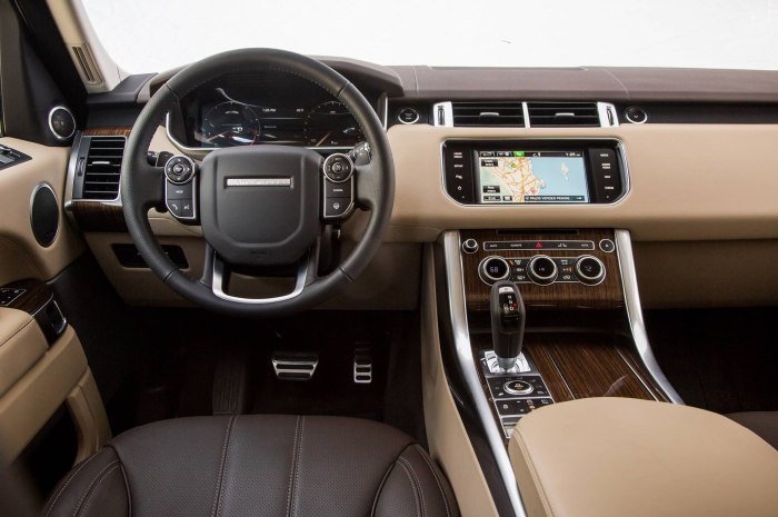Land Rover range Rover Sport 2015 салон