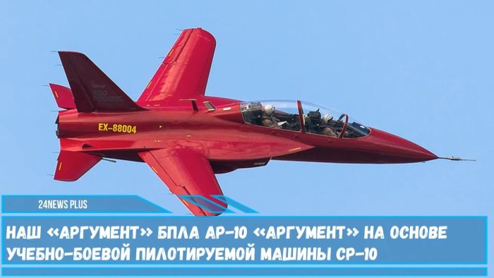 Самолет с обратной стреловидностью крыла ср-10