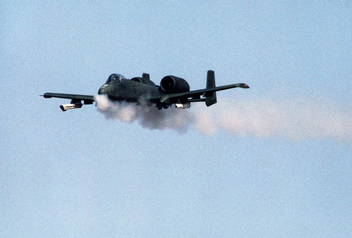 A10 Thunderbolt 2 пушка