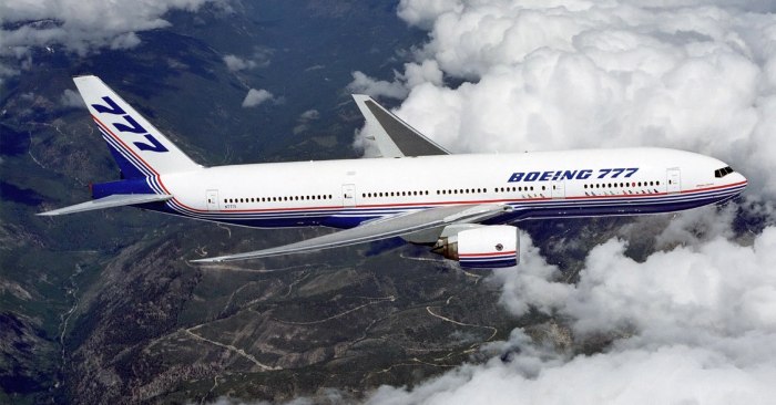 Широкофюзеляжный самолет Боинг 777