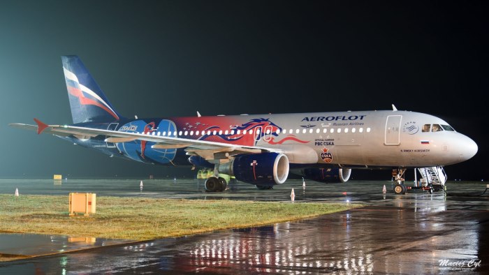 Самолёт Аэрофлот Аэробус а320
