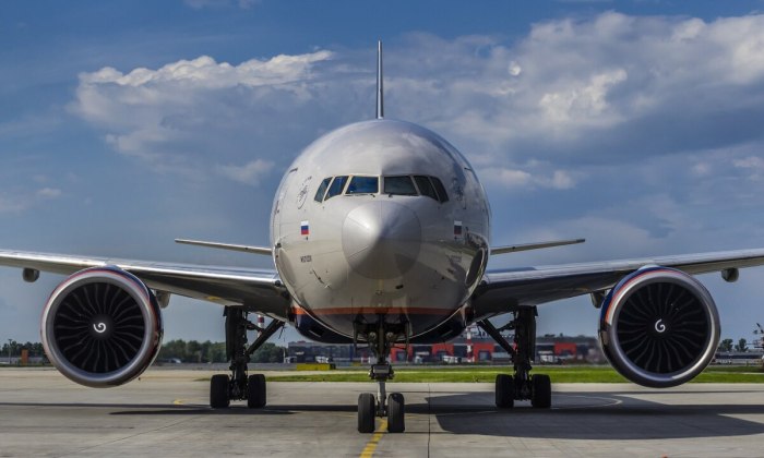 Самолет Боинг 777 авиакомпании Аэрофлот