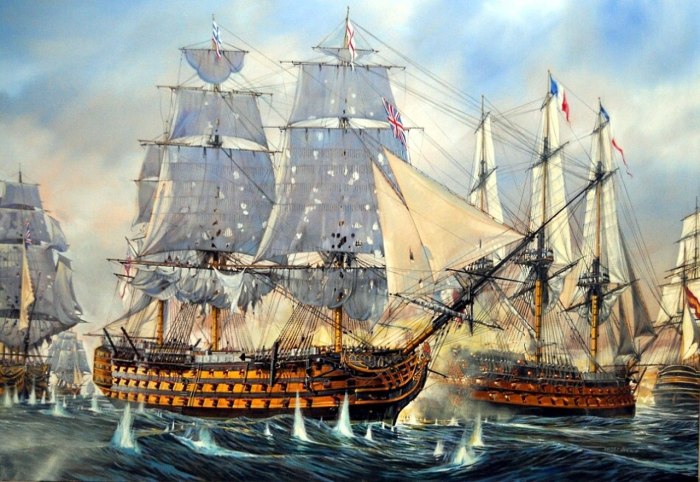 Трафальгарское сражение 1805 корабли