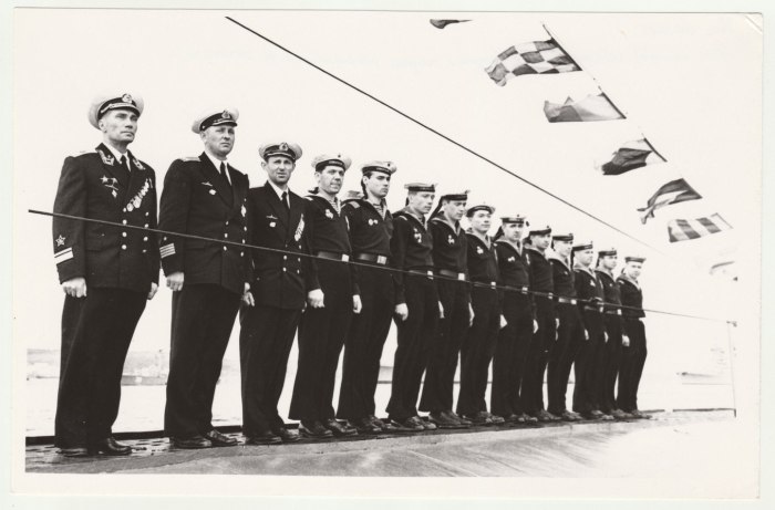 Экипаж подводной лодки 1979г Гордеев