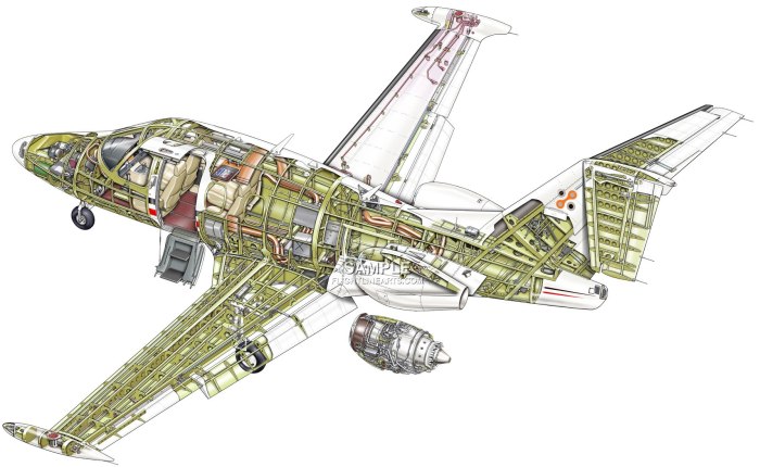 Legacy 500 Cutaway