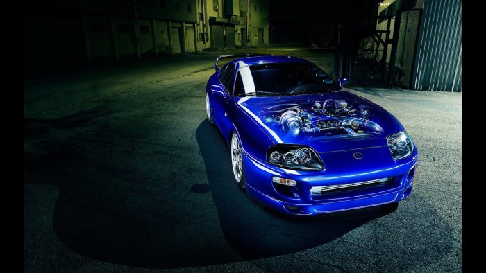 Toyota Supra a80 неон