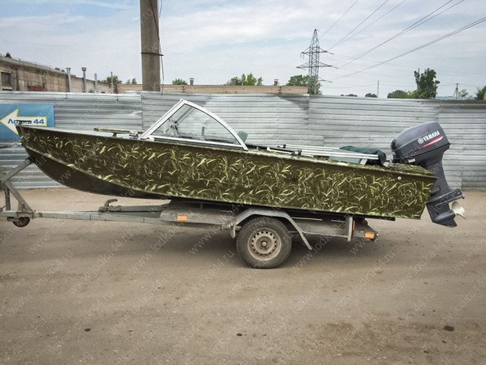 Покраска лодки
