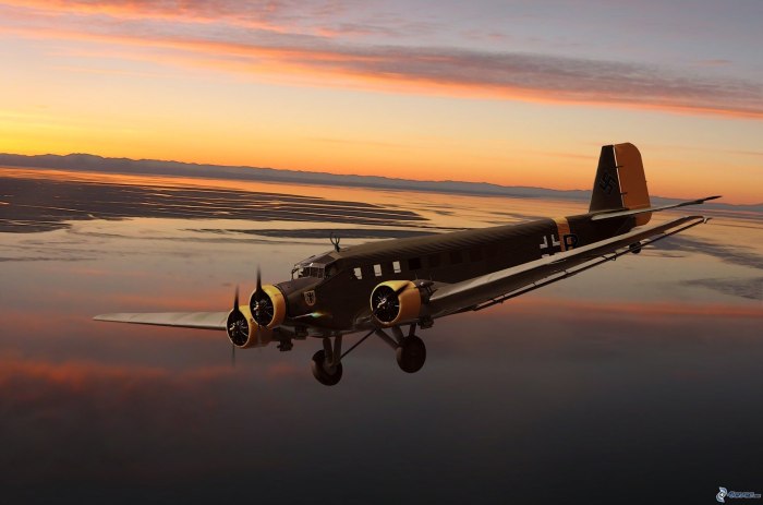 Немецкий военный самолет Junkers ju 52
