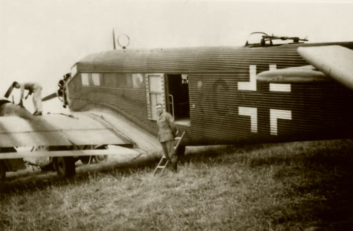 Немецкий военный самолет Junkers ju 52