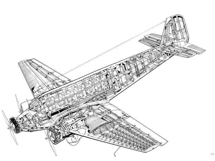 Юнкерс 52 чертежи