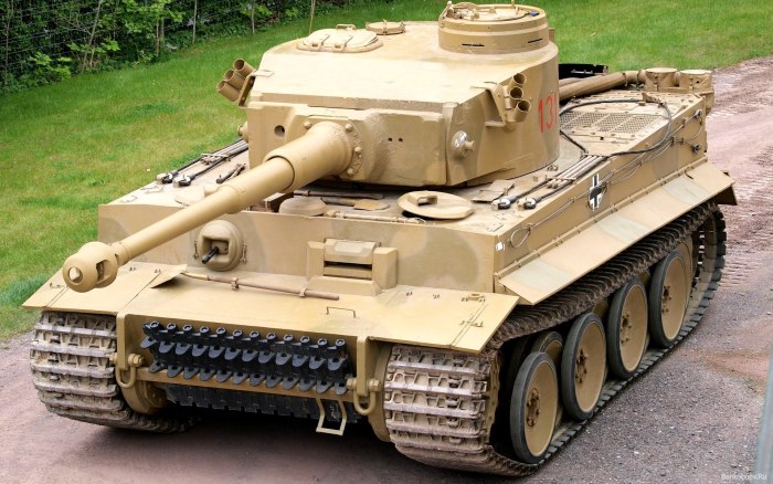 Немецкий танк т-6 тигр