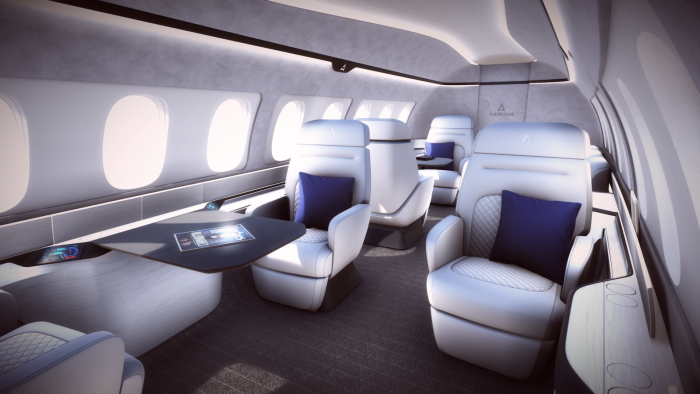 Aerion as2 самолет салон