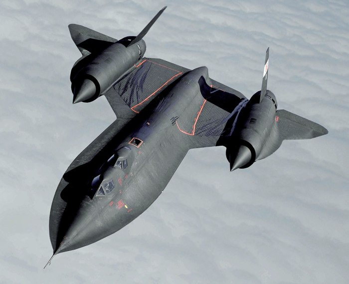 Lockheed SR-71 Blackbird самолёты-разведчики